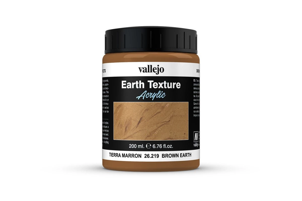 26219 | Vallejo Diorama Effects Brown Earth 200ml 3 26219 | Vallejo Diorama Effects Brown Earth 200ml