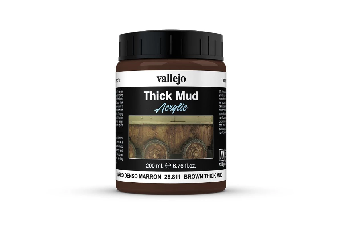 26811 | Vallejo Diorama Effects Brown Mud 200ml 3 26811 | Vallejo Diorama Effects Brown Mud 200ml