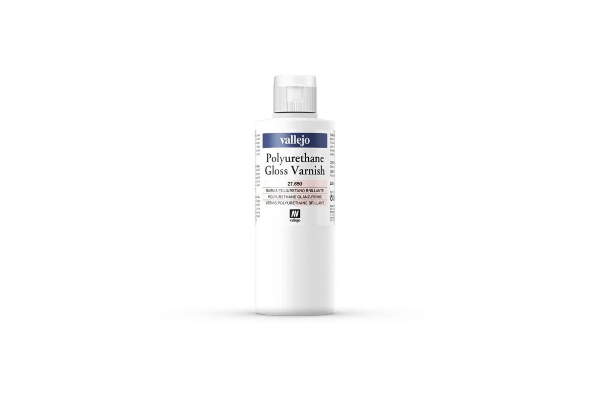 27650 | Vallejo Polyurethane Gloss Varnish 200ml 3 27650 | Vallejo Polyurethane Gloss Varnish 200ml