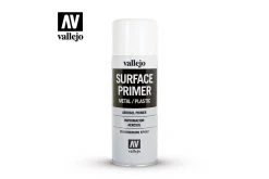 28010 | Vallejo Aerosol White Primer Hobby Spray Paint 400ml