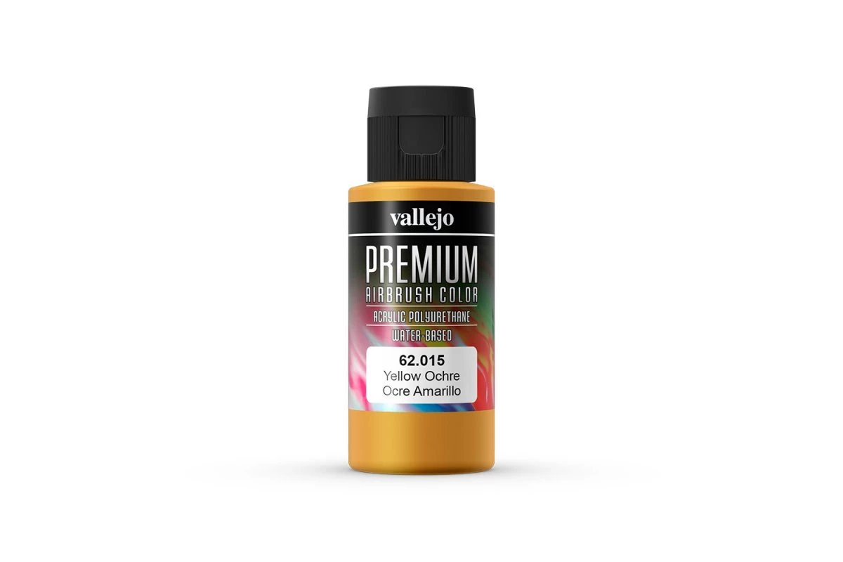 62015 | Vallejo Yellow Ochre Polyurethane Premium Airbrush Airbrush Colour Paint 60ml 3 62015 | Vallejo Yellow Ochre Polyurethane Premium Airbrush Airbrush Colour Paint 60ml