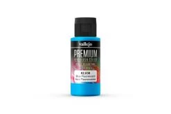 62038 | Vallejo Fluorescent Blue Polyurethane Premium Airbrush Colour 60ml