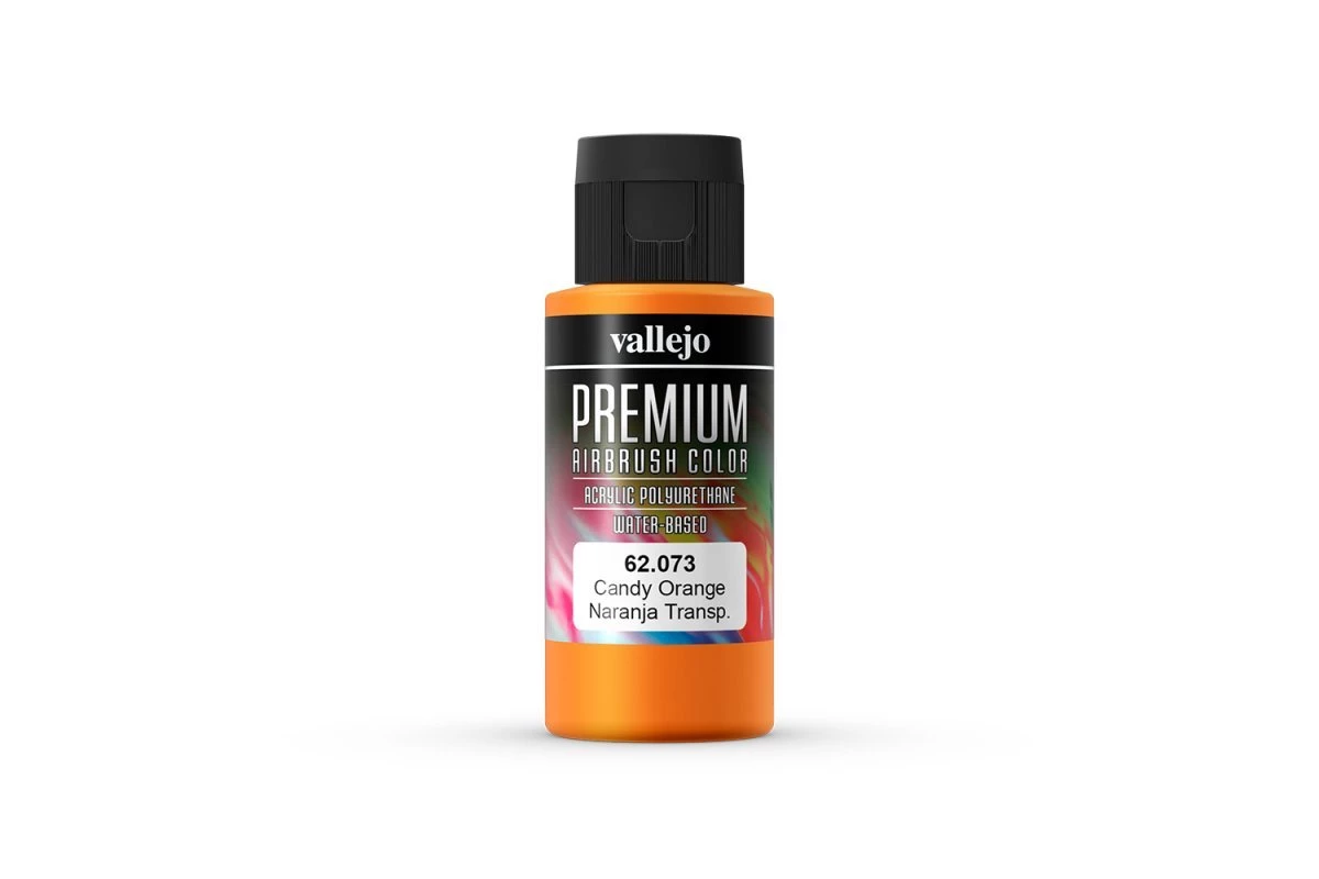 62073 | Vallejo Candy Orange Transparent Polyurethane Premium Airbrush Colour 60ml 3 62073 | Vallejo Candy Orange Transparent Polyurethane Premium Airbrush Colour 60ml