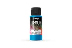 62076 | Vallejo Candy Racing Blue Transparent Polyurethane Premium Airbrush Colour 60ml