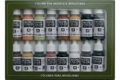 70107 | Vallejo Model Colour German Colors WWII Colour Acrylic Paint Set 16Pcs