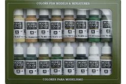 70109 | Vallejo Model Colour Allied Forces WWII Colour Acrylic Paint Set 16Pcs