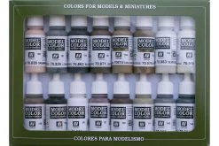 70144 | Vallejo Game Colour Equestrian Colour Acrylic Paint Set 16Pcs
