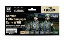 70185 | Vallejo Model Air German FallschirmjÃ¤ger Early WWII Colour Acrylic Paint Set 8Pcs