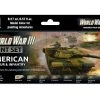 70220 | Vallejo Model Colour WWIII American Armour & Infantry Colour Acrylic Paint Set 8Pcs