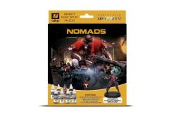 70233 | Vallejo Infinity Nomads Exclusive Miniature Acrylic Paint Set 8Pcs