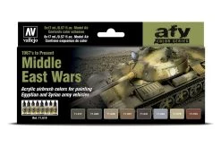 71619 | Vallejo Model Air Middle East Wars (1967's To Present) Colour Acrylic Paint Set 8Pcs