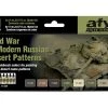 71620 | Vallejo Model Air Cold War & Modern Russian Desert Patterns Colour Acrylic Paint Set 8Pcs