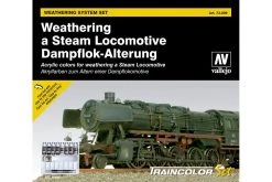 73099 | Vallejo Model Colour Weathering A Steam Locomotive Box Set 9Pcs