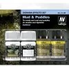 73189 | Vallejo Diorama Mud & Puddles Effects Set 35ml 4Pcs