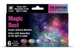 77090 | Vallejo Eccentric Colorshift Magic Dust Colour Set Acrylic Airbrush Paint 6Pcs