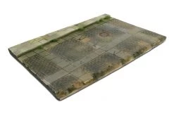 SC103 | Vallejo 1/35 Scenics 310x210mm Cobblestone Street W/ Drain Diorama Base