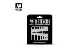 ST-AIR003 | Vallejo Aircraft Access Trap Doors Stencil
