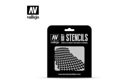 ST-SF003 | Vallejo Sci-Fi Distorted Honeycomb Stencil