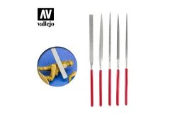 T03002 | Vallejo Diamond Needle File Tools Set 5Pcs