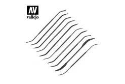 T03003 | Vallejo Curved File Tools Set 10Pcs