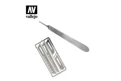 T06001 | Vallejo Modeling Saw Set W/ Scalpel Handle