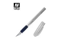 T06007 | Vallejo Deluxe Aluminium Craft Knife W/ Soft Grip