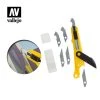 T06012 | Vallejo Retractable Plastic Cutter Scriber Tool & 5Pcs Blades -Cheap Vallejo Store VAL T06012 00 1200x800 1
